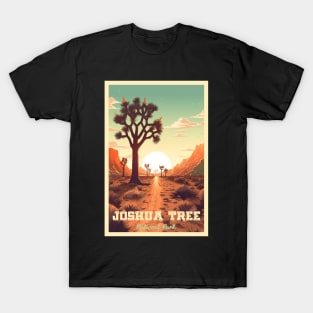 Joshua Tree National Park Travel Poster T-Shirt